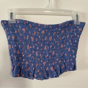 American Eagle Floral Tube Top